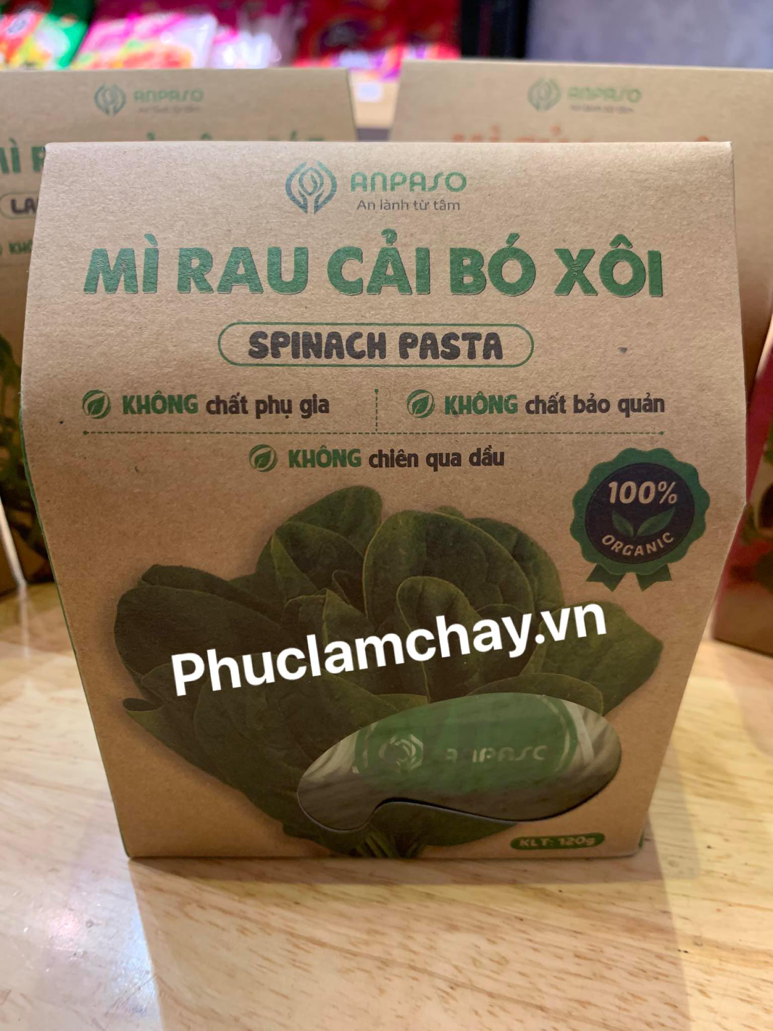 MỲ RAU CẢI BÓ XÔI 120G